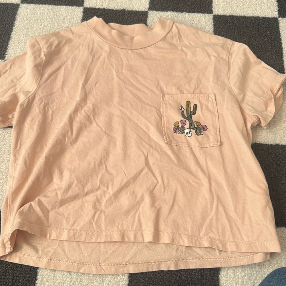 Pink Volcom shirt